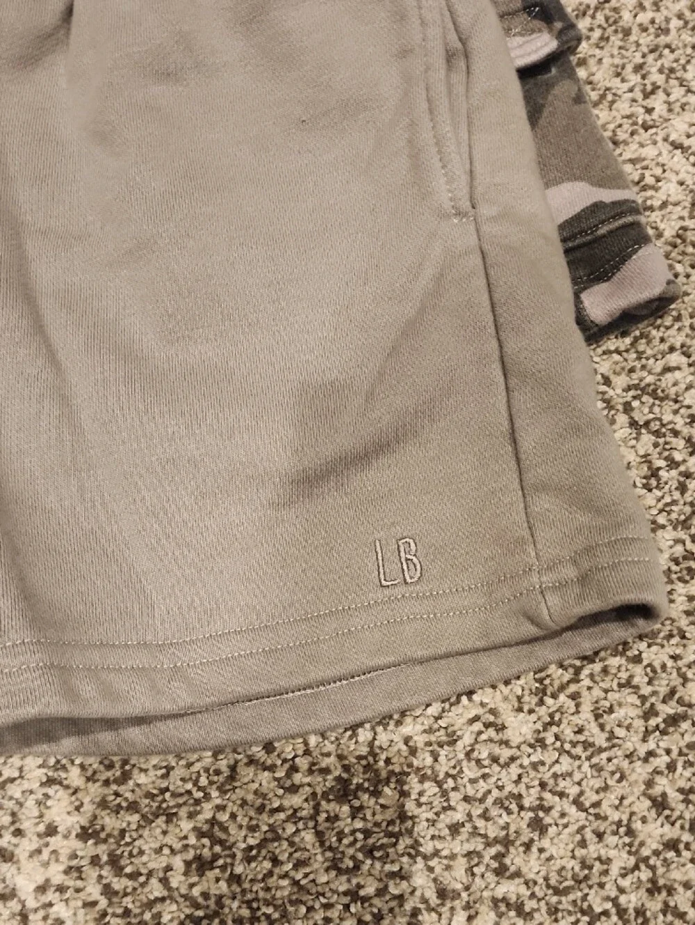 Little Bipsy Cargo Drawstring Shorts Set - Sage Green, Gray, Camouflage
